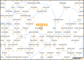 map of Maneku