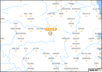 map of Manep