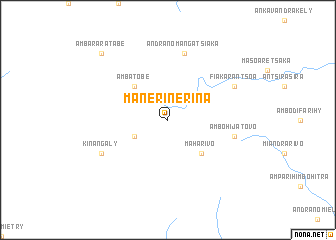 map of Manerinerina
