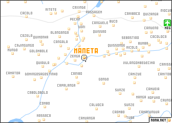 map of Maneta