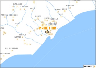 map of Manetkim