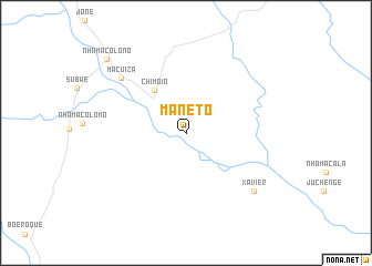 map of Maneto