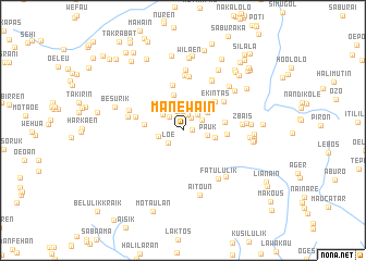 map of Manewain