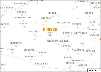 map of Manezh