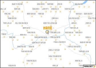 map of Mané