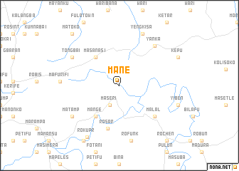 map of Mane