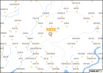 map of Mane