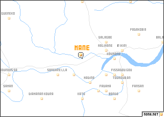 map of Mané