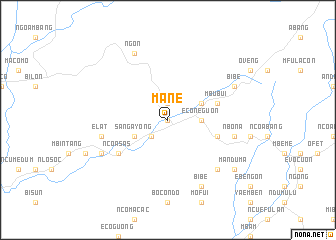 map of Mane