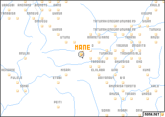 map of Mane