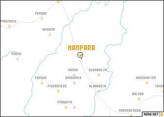 map of Manfara