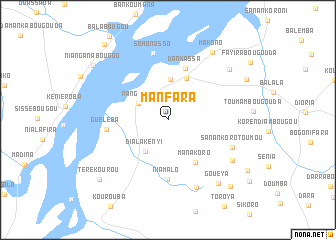 map of Manfara