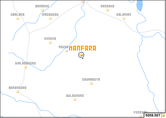 map of Manfara