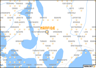 map of Manfide