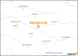 map of Manga Coyol