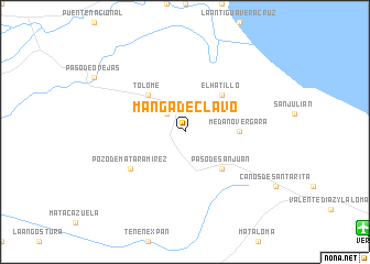 map of Manga de Clavo