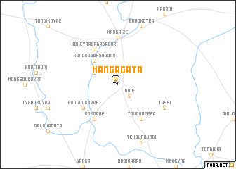 map of Mangagata