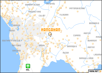 map of Mangahan