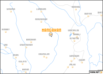 map of Mangahan