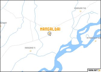 map of Mangaldai