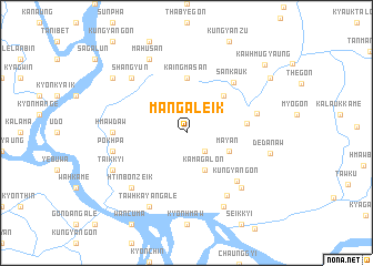 map of Mangaleik