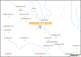 map of Manga Letrera