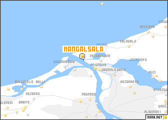 map of Mangaļsala