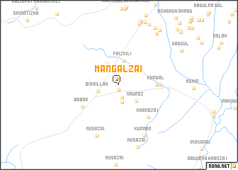 map of Mangalzai