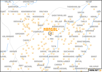 map of Mangāl