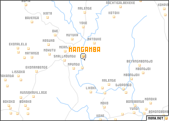map of Mangamba