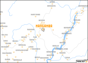 map of Mangamba