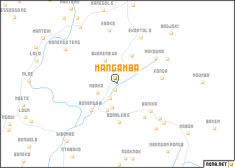 map of Mangamba