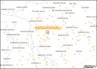 map of Manga Monwāli