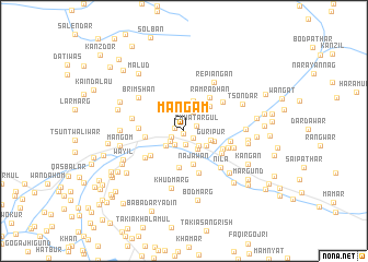 map of Mangām