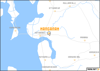 map of Manganam