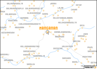 map of Manganān