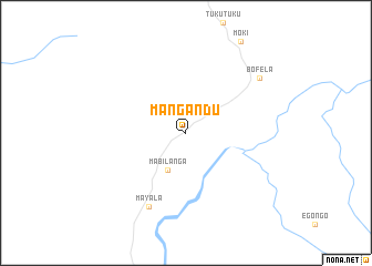 map of Mangandu