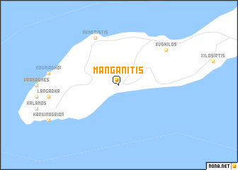 map of Manganítis