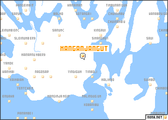 map of Manganjangut