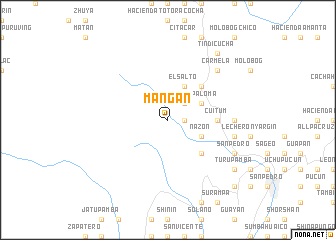 map of Mangán