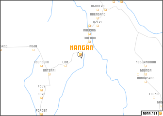 map of Mangan