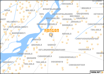 map of Mangan