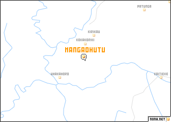 map of Mangaohutu