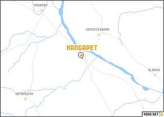 map of Mangapet