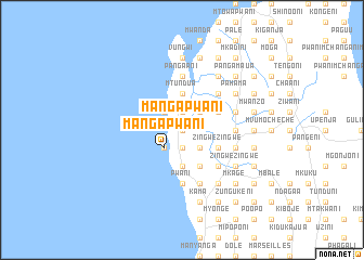 map of Mangapwani