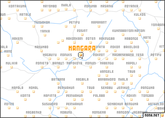 map of Mangara