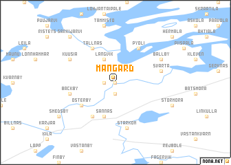 map of Mangård
