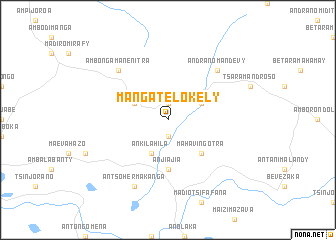 map of Mangatelokely