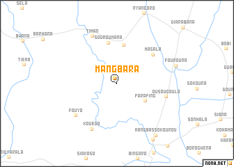 map of Mangbara