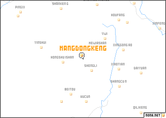 map of Mangdongkeng